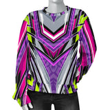 Racing Style Pink & Violet Vibes Women's Sweater