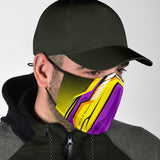 Racing Yellow & Violet Two Special Design Protection Face Mask