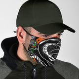 Bandana Style With King Cobra Design Protection Face Mask