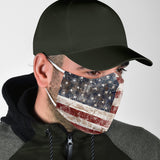 American Old School Flag Design Protection Face Mask