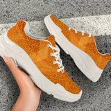 Orange Stars Chunky Sneakers