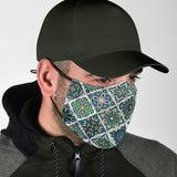 Bestseller Blue Mosaic Art Mandala Design Protection Face Mask