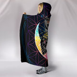 Colorful Lovely Beautiful Owl Premium Hooded Blanket