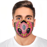 Psychedelic Pink Mandala Premium Protection Face Mask