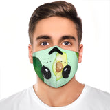 Amazing Luxury Avocado Art Premium Protection Face Mask