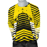 Racing Urban Style Black & Yellow Men's Sweater
