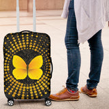 Glittering Butterfly Luggage Cover