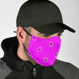 Luxury Perfect Pink and White Bandana Style Protection Face Mask
