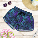 Lovely Blue Mystical Jellyfish Women's Shorts
