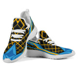 Racing Style Black & Light Blue 2 Mesh Knit Sneakers