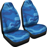 Blue Army Love Car Seat Cover