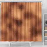 Glittering Copper Shower Curtain