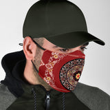Luxury Exclusive Ornamental Mandala Design Four Protection Face Mask