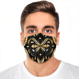 Black & Gold Luxury Design Premium Protection Face Mask