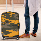 Orange Camouflage Luggage Cover