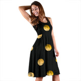 Luxury Golden Dots Women's Dress