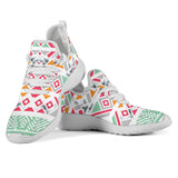Colorful Ethnic Ornaments with Marble 2 Mesh Knit Sneakers