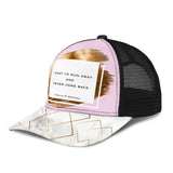 I WANT TO RUN AWAY AND NEVER COME BACK - FASHION MESH BACK CAP