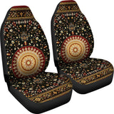 Luxury Ornamental Persian Style 2 Pair Of Car Seat Covers