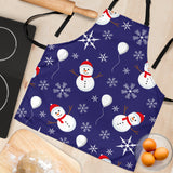 Christmas Blue Good Vibes Only Women's Apron