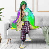 Keep calm & let CBD change your life. Super soft hooded blanket for lazy nights