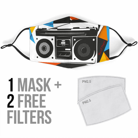 Retro 90' Cassette Player Protection Face Mask – This is iT Original
