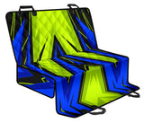 Racing Style Blue & Neon Green Vibes One Pet Seat Cover