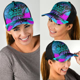 I can't go a day without music. Street Art Design Mesh Back Cap