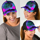 When my dad is laughing I think is right time to ask for money. Street Art Design Mesh Back Cap
