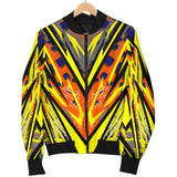 Racing Style Funky Yellow & Colorful Vibes Women's Bomber Jacket