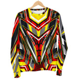 Racing Style Wild Red & Yellow Vibes Women's Sweater
