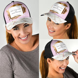 I WANT TO RUN AWAY AND NEVER COME BACK - FASHION MESH BACK CAP