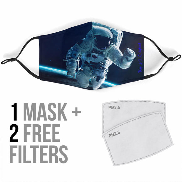 Real Astronaut & The Earth Protection Face Mask