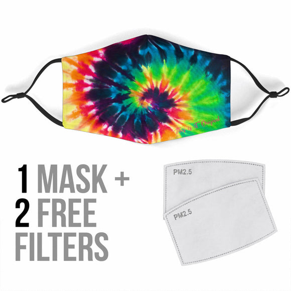 Bestseller Tie Dye Rainbow Colors Protection Face Mask