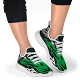Racing Style Green & Black 2 Mesh Knit Sneakers