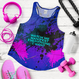 Watch me manifest everything I want. Great Quotes Women's Racerback Tank