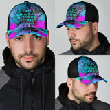 I can't go a day without music. Street Art Design Mesh Back Cap