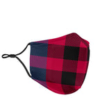 Perfect Red & Blue Tartan Design Protection Face Mask