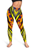 Racing Funky Style Yellow & Colorful Vibes Women's Leggings