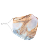 Pink And Light Blue Marble Art Protection Face Mask