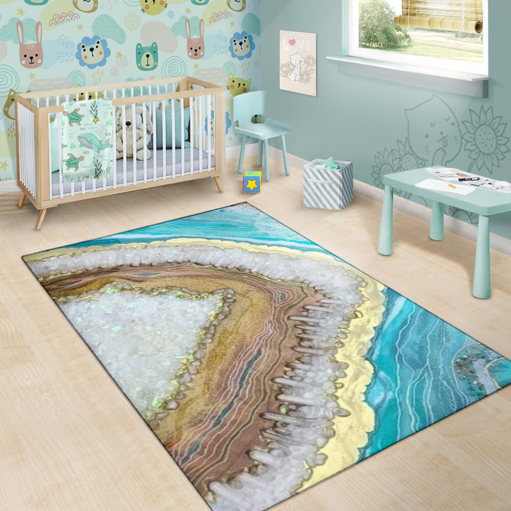 Azure Blue Agate Area Rug – This is iT Original