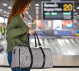 Luxury Classic Gray Bandana Style Travel Bag
