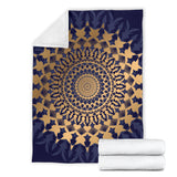 Amazing Blue Mandala Love Premium Blanket