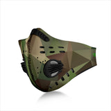 Geometric Army - Camouflage Design Three Premium Protection Face Mask