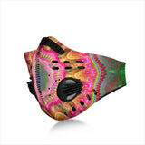 Psychedelic Pink Mandala Premium Protection Face Mask