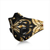 Black & Gold Luxury Design Premium Protection Face Mask