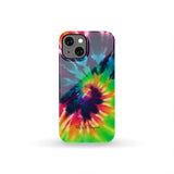 Tie Dye Rainbow Colors Spiral Design Phone Case