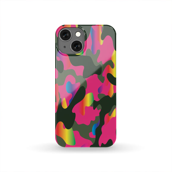 Pink And Rainbow Camouflage Phone Case