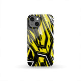 Racing Style Black & Yellow Vibe Phone Case