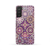 Pink & Purple Mosaic Mandala Design Two Phone Case